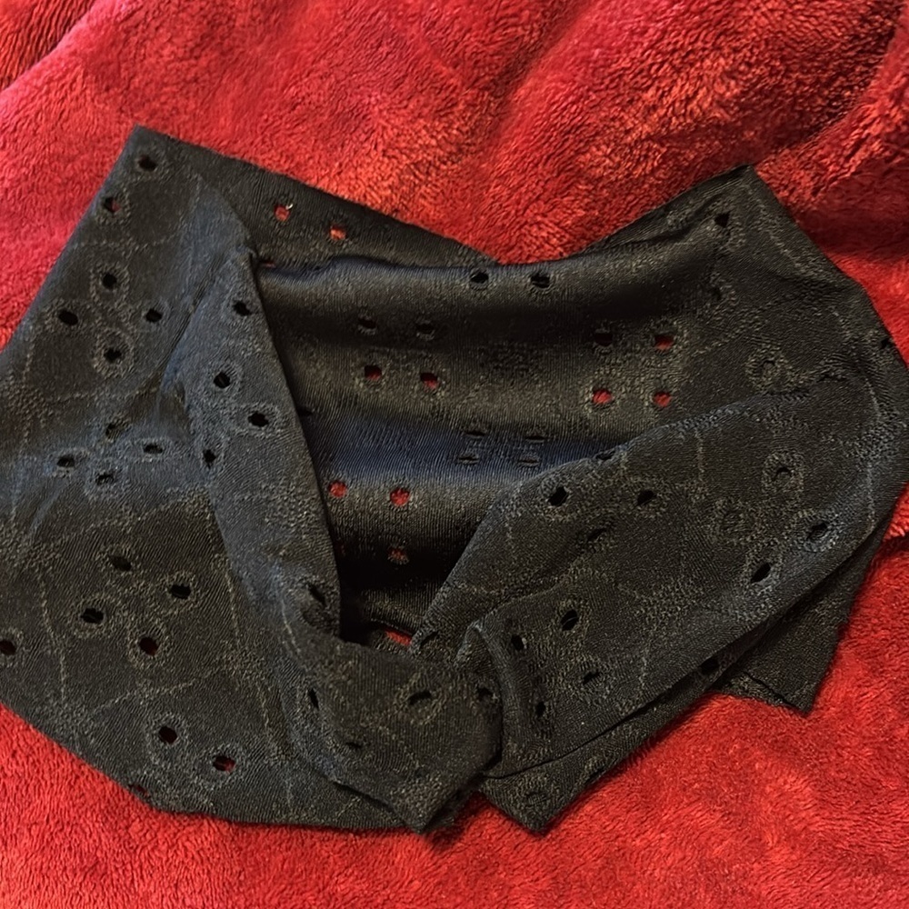 Fashion knotted lace stretchy Headband Large - Picture 9 of 10